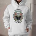 Reader Skeleton Read Books Be Kind Stay Weird Graphic Youth Hoodie