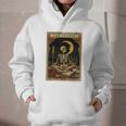 The Reader Tarot Card Book Lover Skeleton Art Goth Style Graphic Youth Hoodie