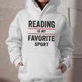 Reading Is My Favorite Sport Book Lover Quote Graphic Youth Hoodie