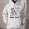 Retro Cowgirl ReadingTee Saddle Up With A Good Book Western Graphic Youth Hoodie