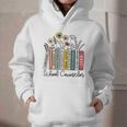 School Counselor Wildflower Book School Counseling Life Graphic Youth Hoodie