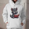 Scottish Terrier Reading a Book Dog Graphic Youth Hoodie