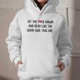 Sit The Fuck Down And Read Good Girl Spicy Books Smut Reader Graphic Youth Hoodie Sit The Fuck Down And Read Good Girl Spicy Books Smut Reader Graphic Youth Hoodie