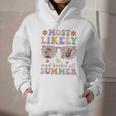 Teacher Summer Break Most Likely To Read Books All Summer Graphic Youth Hoodie