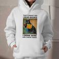 That's What I Do I Read Books I Drink Wine And I Know Things Graphic Youth Hoodie