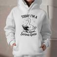 Today I'm A Serious Goose Animal Reading Book Lovers Graphic Youth Hoodie Today I'm A Serious Goose Animal Reading Book Lovers Graphic Youth Hoodie