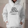 Vintage Retro Coffee Books & Cat Naps Graphic Youth Hoodie Vintage Retro Coffee Books & Cat Naps Graphic Youth Hoodie