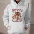 Vintage Retro North Pole Book Club Hot Cocoa Graphic Youth Hoodie
