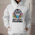 Wild About Reading Book Lover Penguin Graphic Youth Hoodie