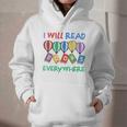 I Will Read Books Everywhere Across America Child Readers Graphic Youth Hoodie I Will Read Books Everywhere Across America Child Readers Graphic Youth Hoodie