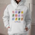 Women Cool Kids Read Books Teacher Back To School Librarian Graphic Youth Hoodie