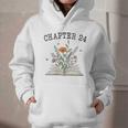 Women's Chapter 24 Book Lovers & Readers 24th Birthday Wildflowers Graphic Youth Hoodie