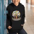 100 Days Of School In The Books Librarian Reading Teacher Graphic Youth Hoodie