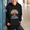 100th Day Of School Books Tree Reading Graphic Youth Hoodie