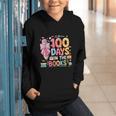 100th Day Of School Teacher Floral 100 Days In The Books Graphic Youth Hoodie 100th Day Of School Teacher Floral 100 Days In The Books Graphic Youth Hoodie