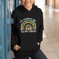 100th Day Of School Teachers Students Women Floral Books Graphic Youth Hoodie