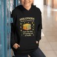 Abibliophobia Book Lover Reading Humor Graphic Graphic Youth Hoodie