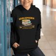 Abibliophobia Perfect For Young Book Lover Bookworm Reader Graphic Youth Hoodie