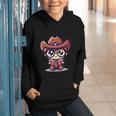 Adorable Book Lover Cowboy With Reading Glasses Cute Graphic Youth Hoodie Adorable Book Lover Cowboy With Reading Glasses Cute Graphic Youth Hoodie