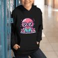 Adorable Book Lover Octopus With Reading Glasses Cute Graphic Youth Hoodie Adorable Book Lover Octopus With Reading Glasses Cute Graphic Youth Hoodie