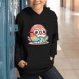 Adorable Book Lover Parrot With Reading Glasses Cute Graphic Youth Hoodie Adorable Book Lover Parrot With Reading Glasses Cute Graphic Youth Hoodie