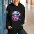 Adorable Book Lover Robot With Reading Glasses Cute Graphic Youth Hoodie Adorable Book Lover Robot With Reading Glasses Cute Graphic Youth Hoodie