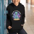 Alien Reader Reading Teacher Librarian Book Lover Graphic Youth Hoodie