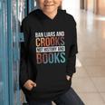 Ban Liars And Crooks Not History And Books Graphic Youth Hoodie