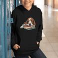 Basset Hound Books Dog Breed Graphic Graphic Youth Hoodie