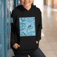Blue Comic Book Blue Graphic Graphic Youth Hoodie