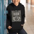 The Book Is Always Better Reader Preference Graphic Youth Hoodie