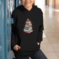 Book Christmas Tree Book Lover Teacher Librarian Men Women Graphic Youth Hoodie Book Christmas Tree Book Lover Teacher Librarian Men Women Graphic Youth Hoodie