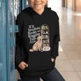 Book And Dog Lover Bookworm Reader Book Lover Graphic Youth Hoodie