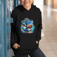Book Dragon Reading Lover Graphic Youth Hoodie