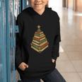 Book Lover Christmas Graphic For Librarians Graphic Youth Hoodie Book Lover Christmas Graphic For Librarians Graphic Youth Hoodie