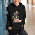 Book Lover Cute Baby Dragon Reading Graphic Youth Hoodie Book Lover Cute Baby Dragon Reading Graphic Youth Hoodie
