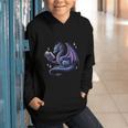 Book Lover Dragon Reading Cool Fantasy Women Girls Kids Men Graphic Youth Hoodie