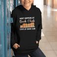 Book Lover Humor What Happens At Book Club Stays Graphic Youth Hoodie