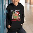Book Reading Just Waiting For Christmas Gingerbread Graphic Youth Hoodie Book Reading Just Waiting For Christmas Gingerbread Graphic Youth Hoodie