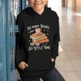Book Reading Kafee Librarian Vele Books And Little Time Graphic Youth Hoodie