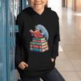 Book Reading Book Reader Manatees Sea Animal Sea Cow Manatee Graphic Youth Hoodie