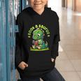 Book A Saurus Bookasaurus Dinosaur Book Girls Boys Toddler Graphic Youth Hoodie