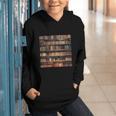 Book Book Shelves Library Graphic Youth Hoodie Book Book Shelves Library Graphic Youth Hoodie
