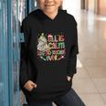 Book Tree All Is Calm Said No Teacher Ever Christmas Graphic Youth Hoodie Book Tree All Is Calm Said No Teacher Ever Christmas Graphic Youth Hoodie