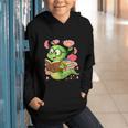 Book Worm Costume World Book Day Cute Kawaii Worm Reading Graphic Youth Hoodie