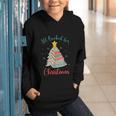 All Booked For Christmas Tree Book Bookish Christmas Graphic Youth Hoodie
