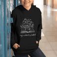 My Weekend Is Booked Floral Book Graphic Youth Hoodie