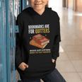 Bookmarks Are For Quitters Book Lover Saying Graphic Youth Hoodie