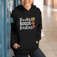 Books Booze And Besties Book Lover Bestie Squad Twinning Graphic Youth Hoodie Books Booze And Besties Book Lover Bestie Squad Twinning Graphic Youth Hoodie