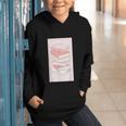 Books Flowers Art Flower Stack Pastel Feminine Graphic Youth Hoodie